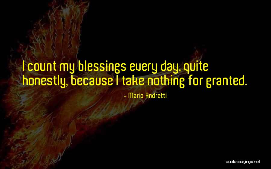 You Take Her For Granted Quotes By Mario Andretti You Take Her For Granted Quotes By Mario Andretti