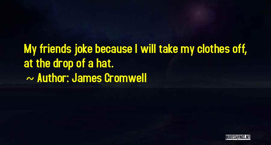 You Take Me As A Joke Quotes By James Cromwell