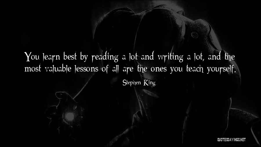 You Teach Best Quotes By Stephen King You Teach Best Quotes By Stephen King
