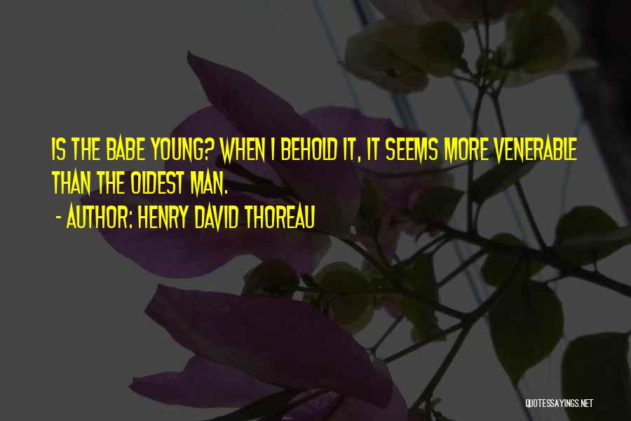 You The Best Babe Quotes By Henry David Thoreau