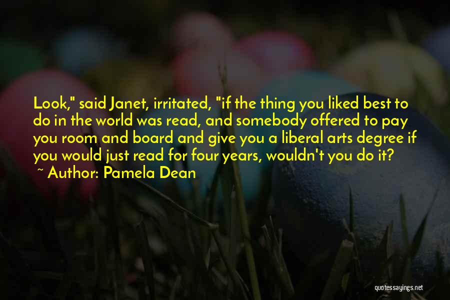 You The Best Thing Quotes By Pamela Dean