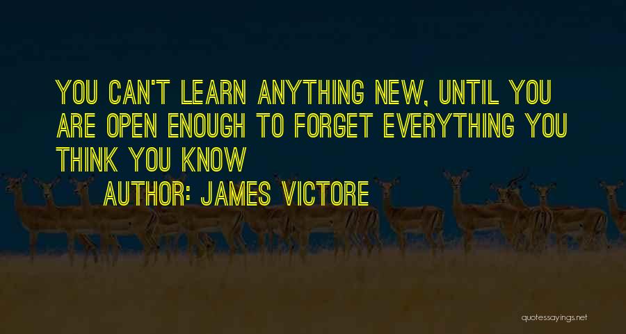 You Think You Know Everything Quotes By James Victore