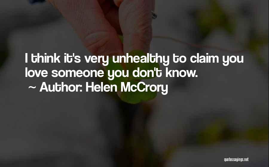 You Think You Know Someone Quotes By Helen McCrory