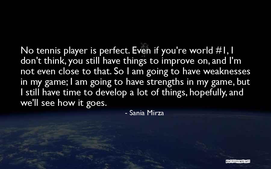 You Think You're So Perfect Quotes By Sania Mirza