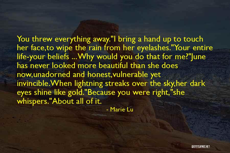 You Threw It Away Quotes By Marie Lu