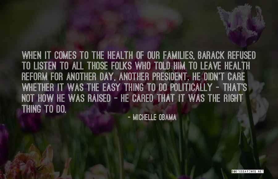 You Told Me You Cared Quotes By Michelle Obama You Told Me You Cared Quotes By Michelle Obama