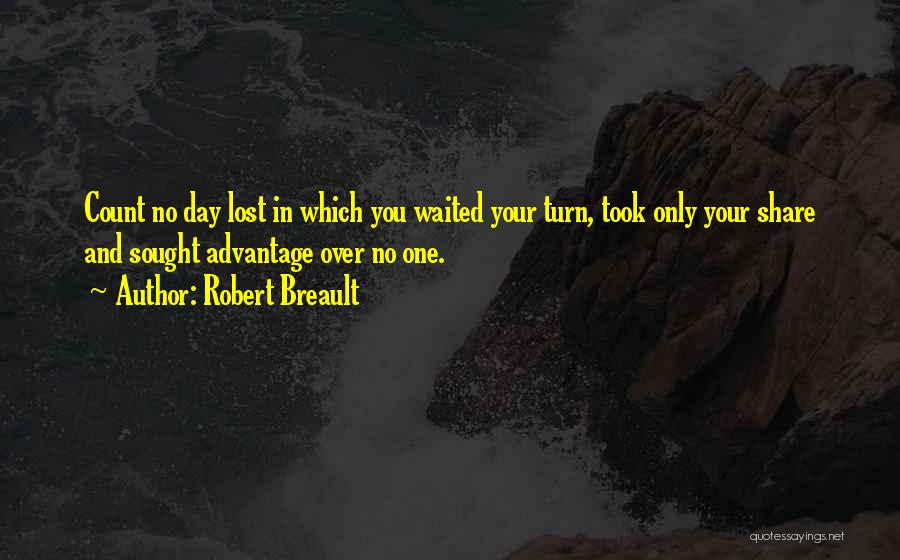 You Took Advantage Quotes By Robert Breault