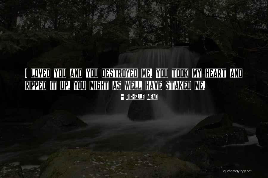 You Took My Heart Quotes By Richelle Mead You Took My Heart Quotes By Richelle Mead