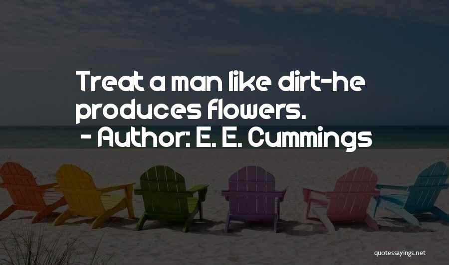 You Treat Me Like Dirt Quotes By E. E. Cummings