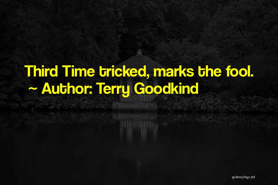 You Tricked Me Quotes By Terry Goodkind