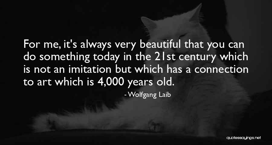 You Very Beautiful Quotes By Wolfgang Laib