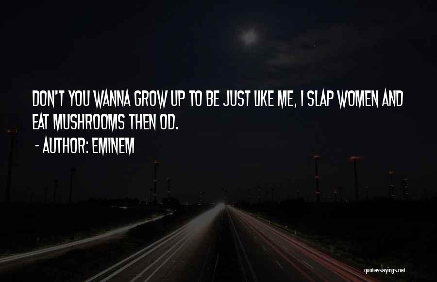 You Wanna Be Like Me Quotes By Eminem