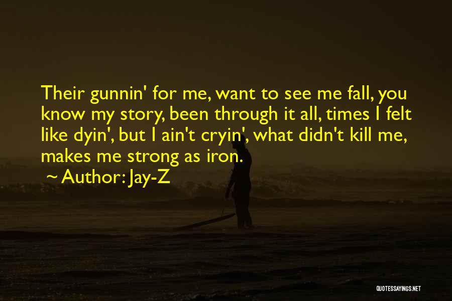 You Want To See Me Fall Quotes By Jay-Z