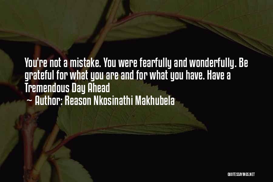 You Were A Mistake Quotes By Reason Nkosinathi Makhubela