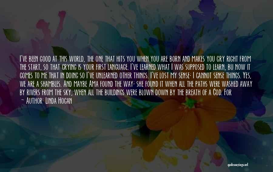 You Were Born For Me Quotes By Linda Hogan