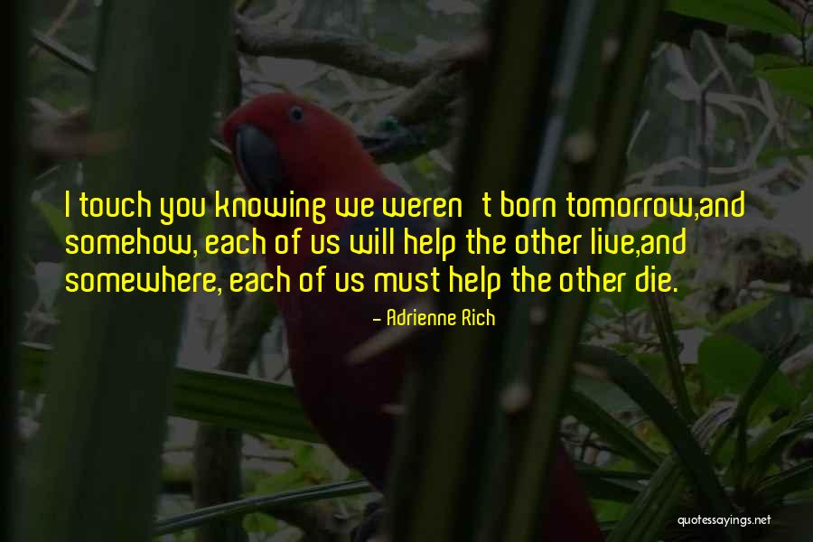 You Were Born Rich Quotes By Adrienne Rich You Were Born Rich Quotes By Adrienne Rich