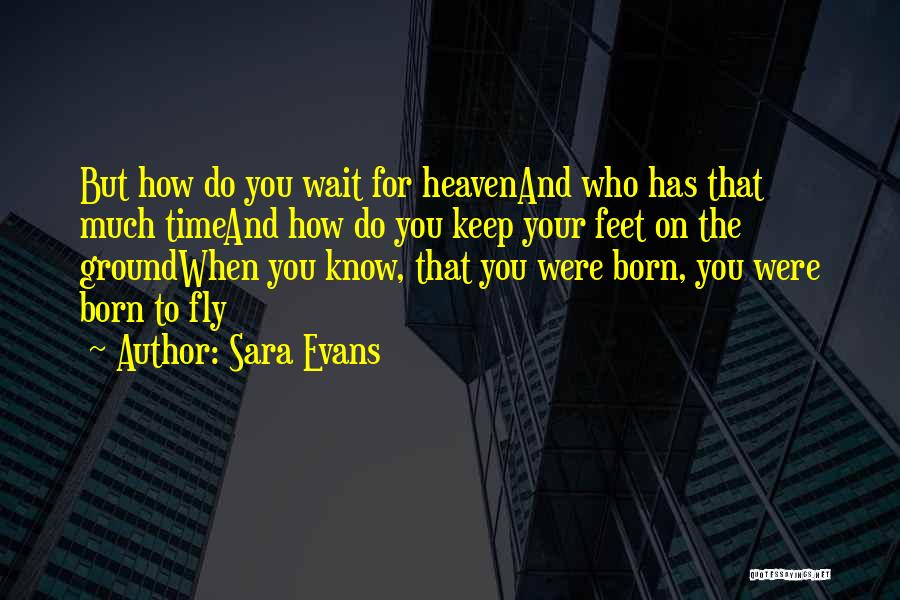 You Were Born To Fly Quotes By Sara Evans