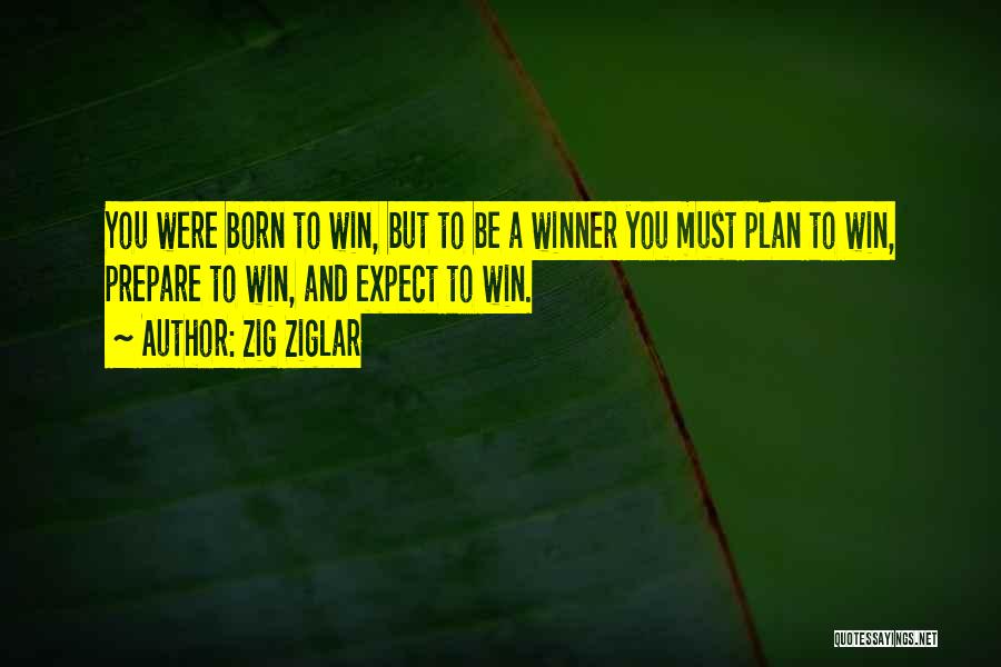 You Were Born To Win Quotes By Zig Ziglar