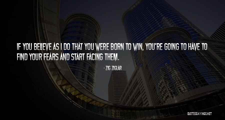 You Were Born To Win Quotes By Zig Ziglar