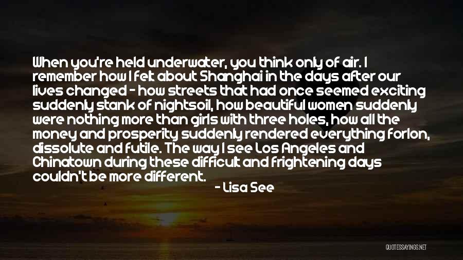 You Were Different Quotes By Lisa See