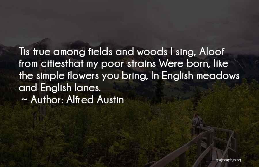You Were My Quotes By Alfred Austin