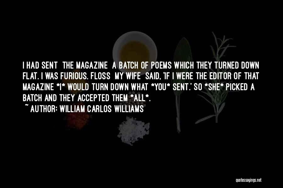 You Were My Quotes By William Carlos Williams