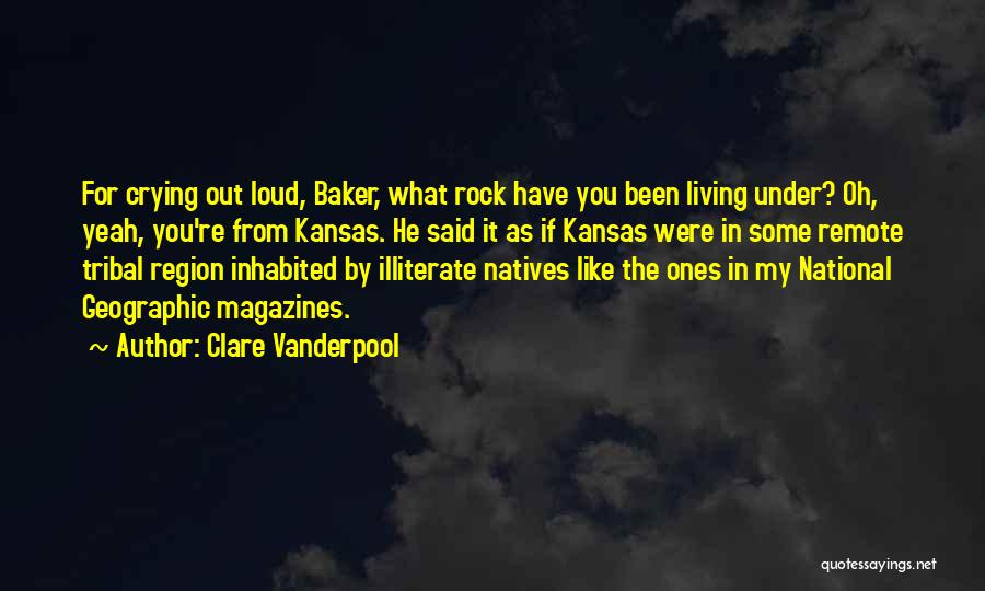 You Were My Rock Quotes By Clare Vanderpool