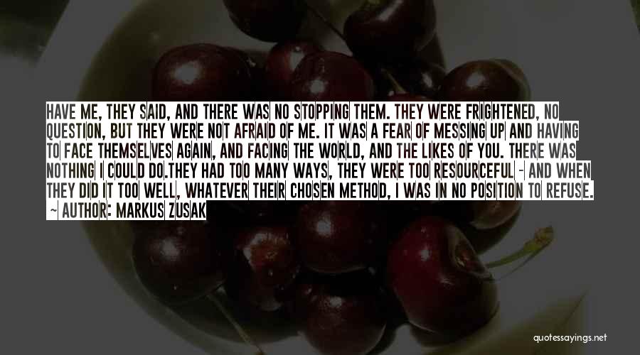 You Were Not There Quotes By Markus Zusak