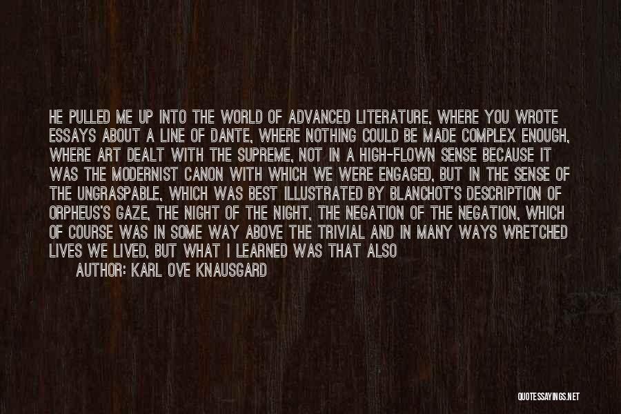 You Were The Best Part Of Me Quotes By Karl Ove Knausgard