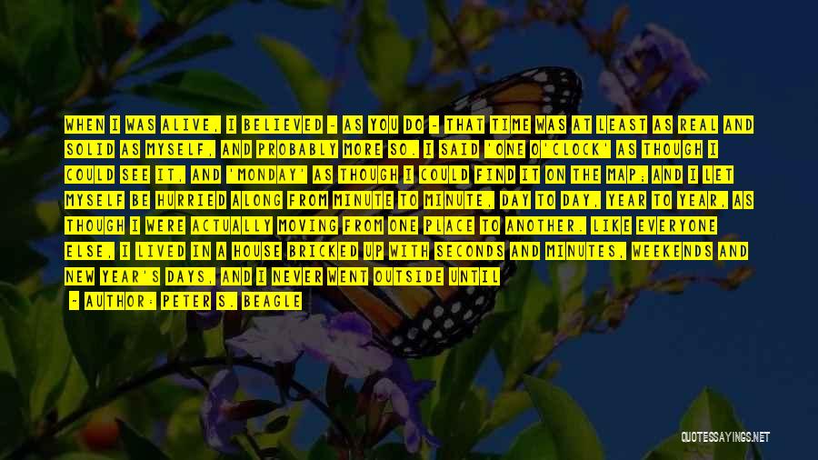 You Were There When No One Else Was Quotes By Peter S. Beagle