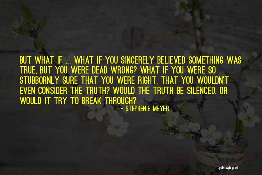 You Were Wrong Quotes By Stephenie Meyer