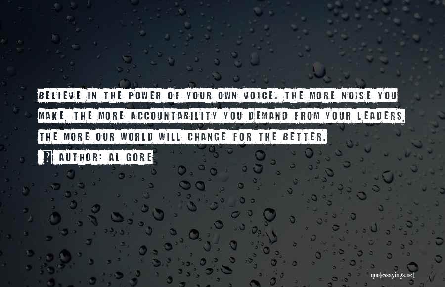 You Will Change The World Quotes By Al Gore