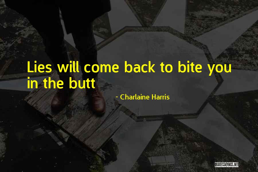 You Will Come Back Quotes By Charlaine Harris