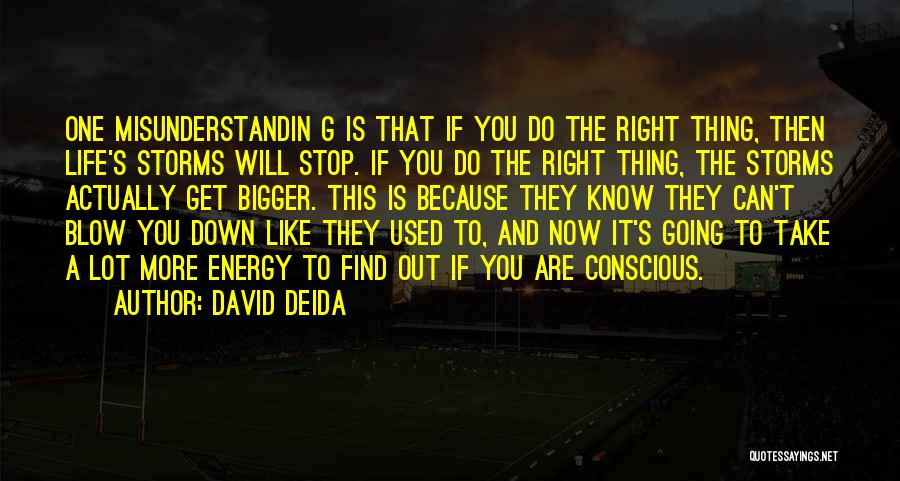 You Will Get Used To It Quotes By David Deida