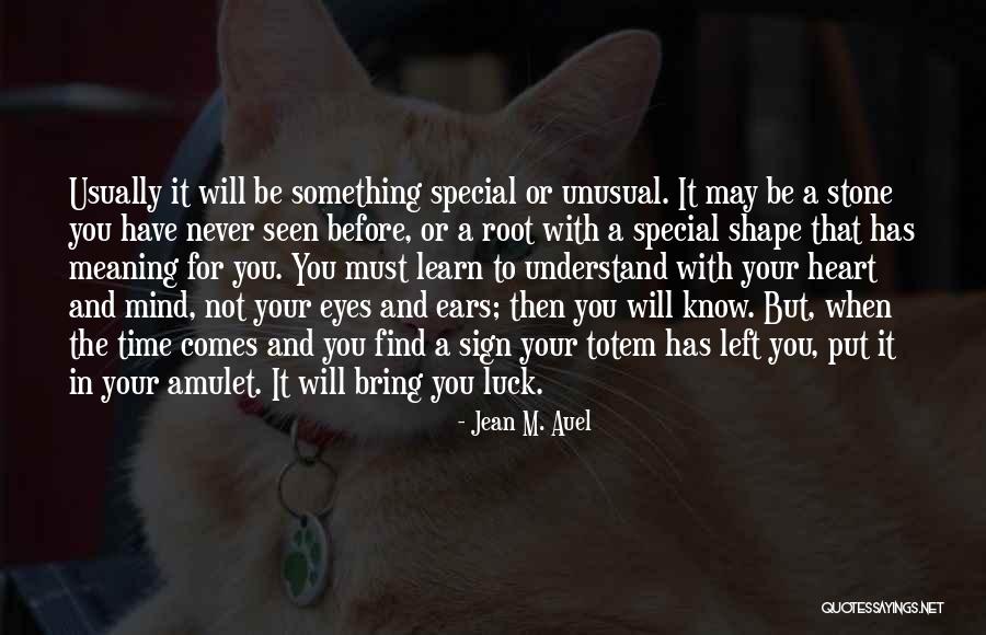 You Will Learn In Time Quotes By Jean M. Auel