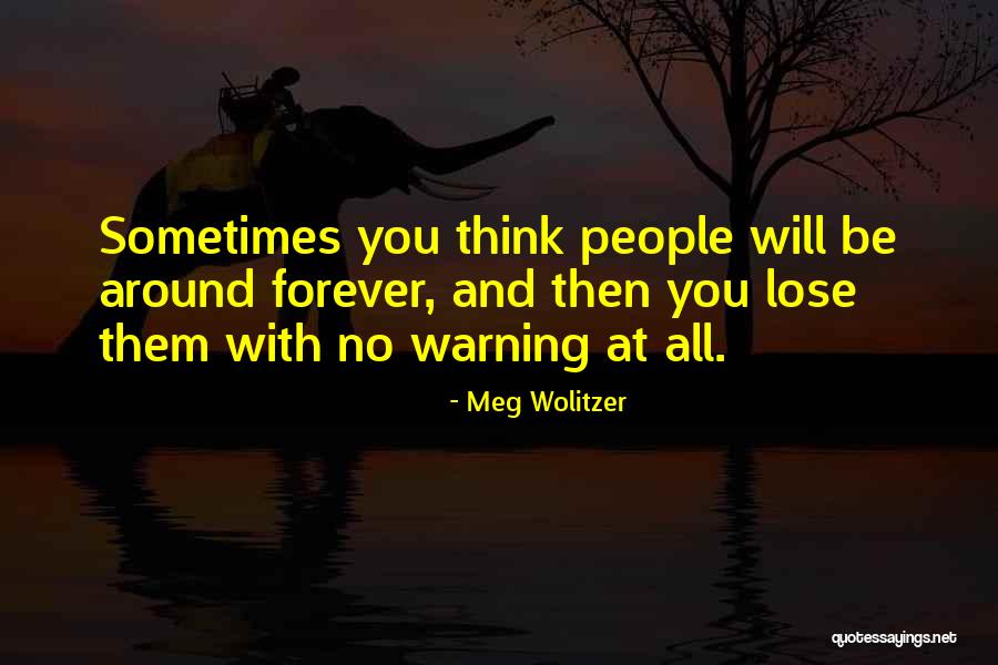 You Will Lose Them Quotes By Meg Wolitzer