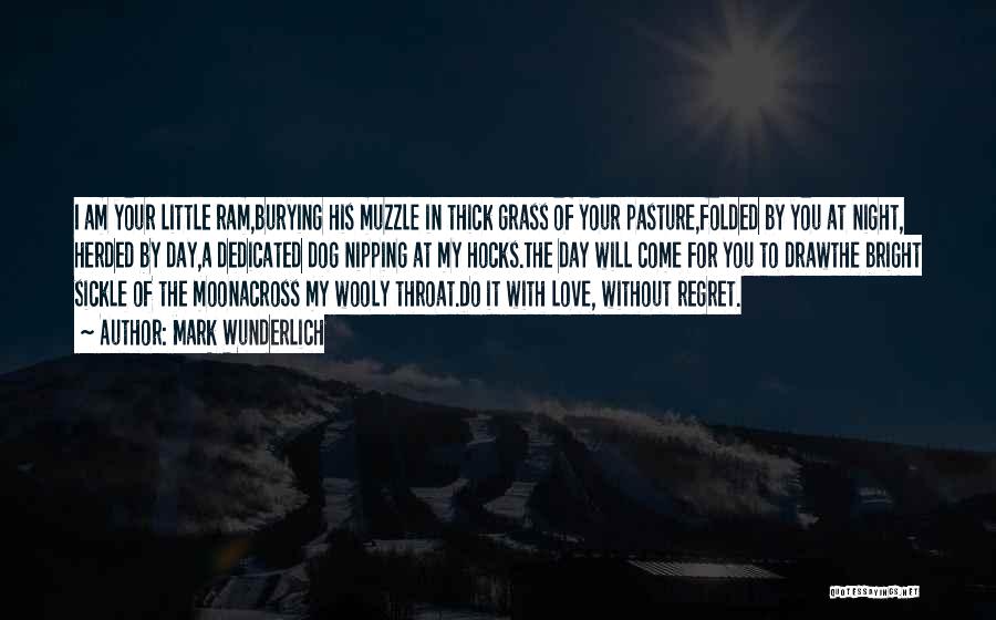 You Will Regret Love Quotes By Mark Wunderlich You Will Regret Love Quotes By Mark Wunderlich