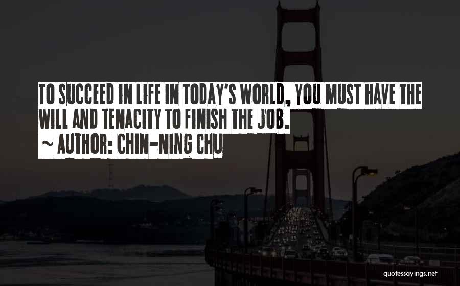 You Will Succeed In Life Quotes By Chin-Ning Chu