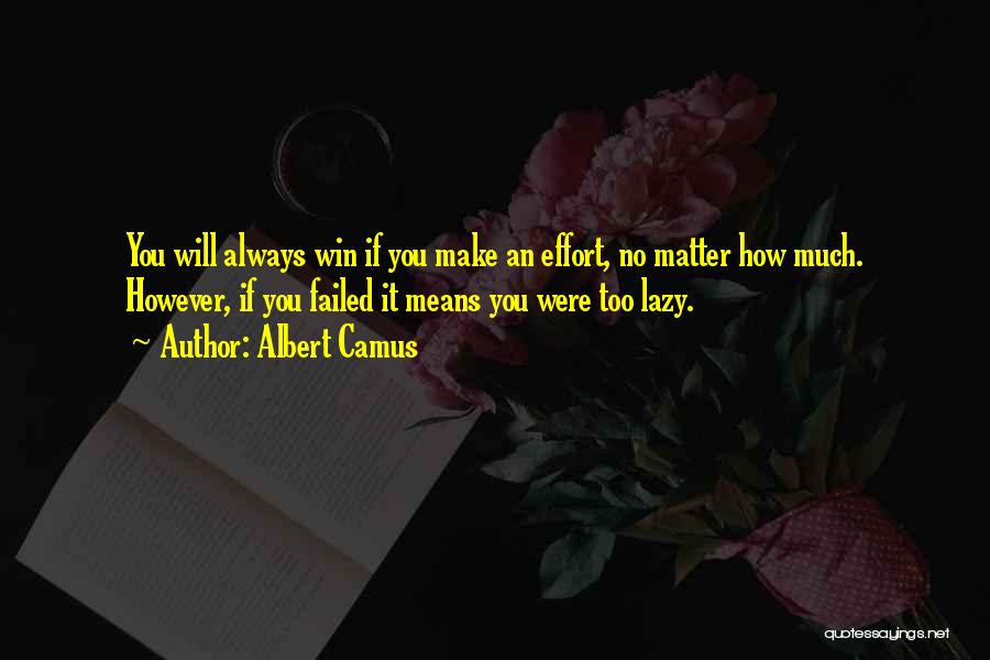 You Will Win Quotes By Albert Camus