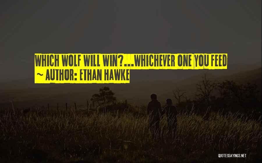 You Will Win Quotes By Ethan Hawke