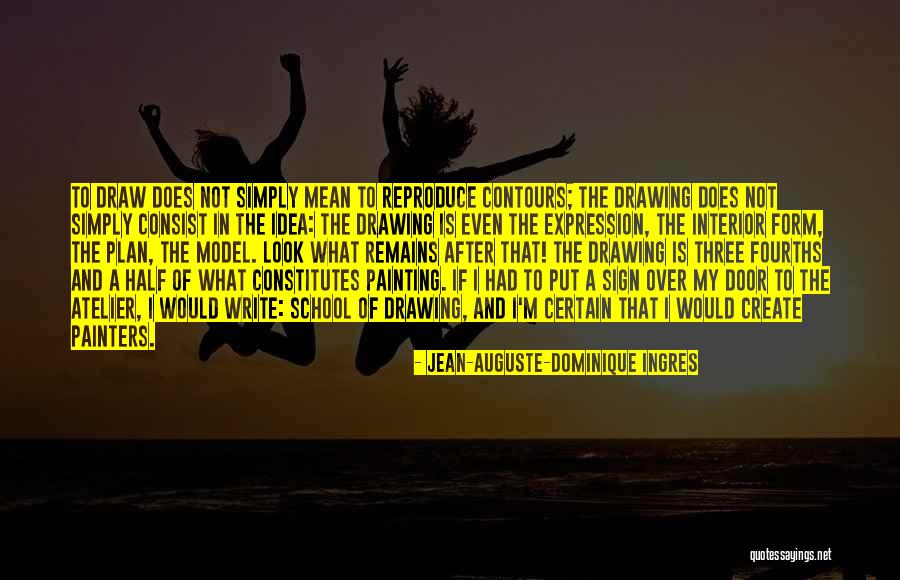 You Write And Sign Quotes By Jean-Auguste-Dominique Ingres You Write And Sign Quotes By Jean-Auguste-Dominique Ingres