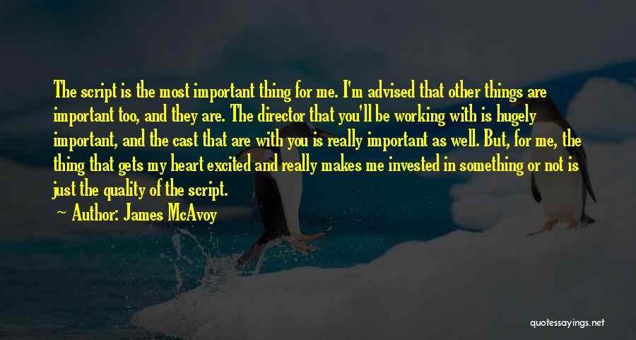 You'll Be In My Heart Quotes By James McAvoy