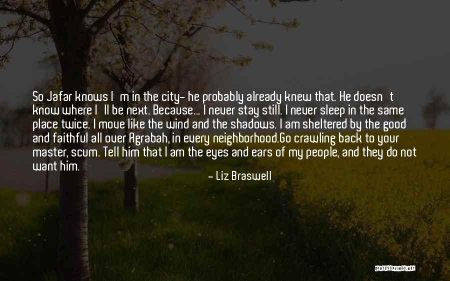 You'll Come Crawling Back Quotes By Liz Braswell