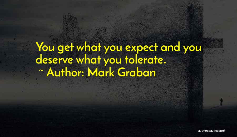 You'll Get What You Deserve Quotes By Mark Graban