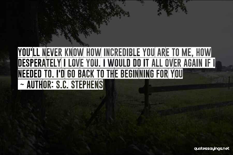 You'll Never Know Me Quotes By S.C. Stephens