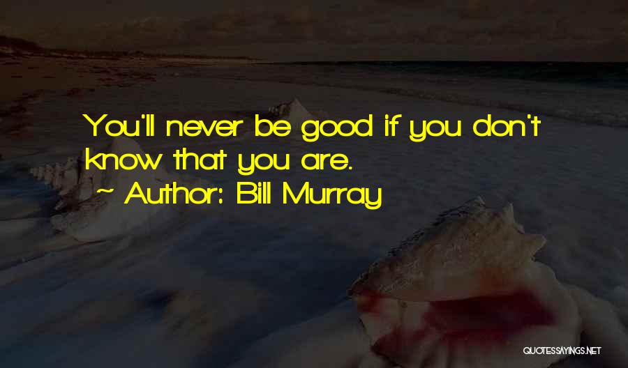 You'll Never Know Quotes By Bill Murray