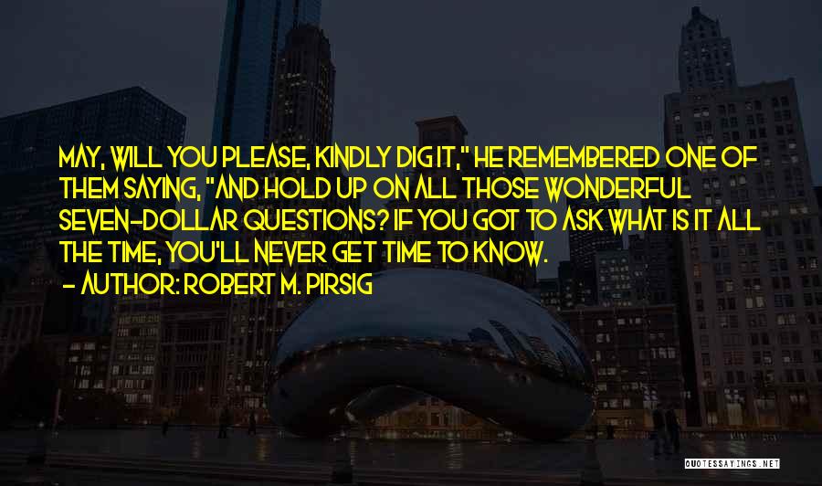 You'll Never Know Quotes By Robert M. Pirsig