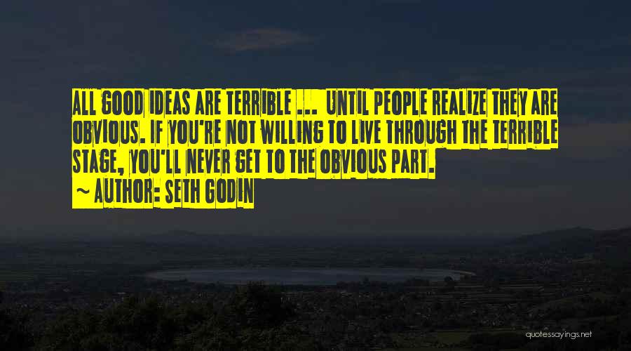 You'll Never Realize Quotes By Seth Godin