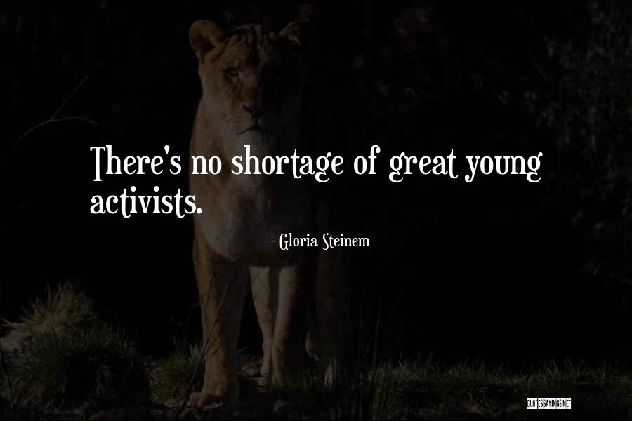 Young Activists Quotes By Gloria Steinem Young Activists Quotes By Gloria Steinem