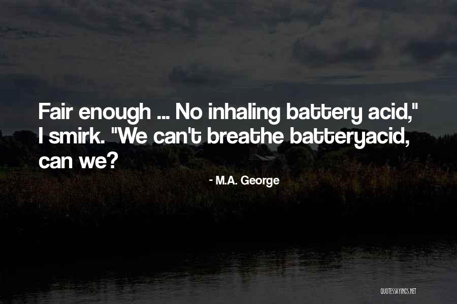 Young Adult Fantasy Romance Quotes By M.A. George Young Adult Fantasy Romance Quotes By M.A. George